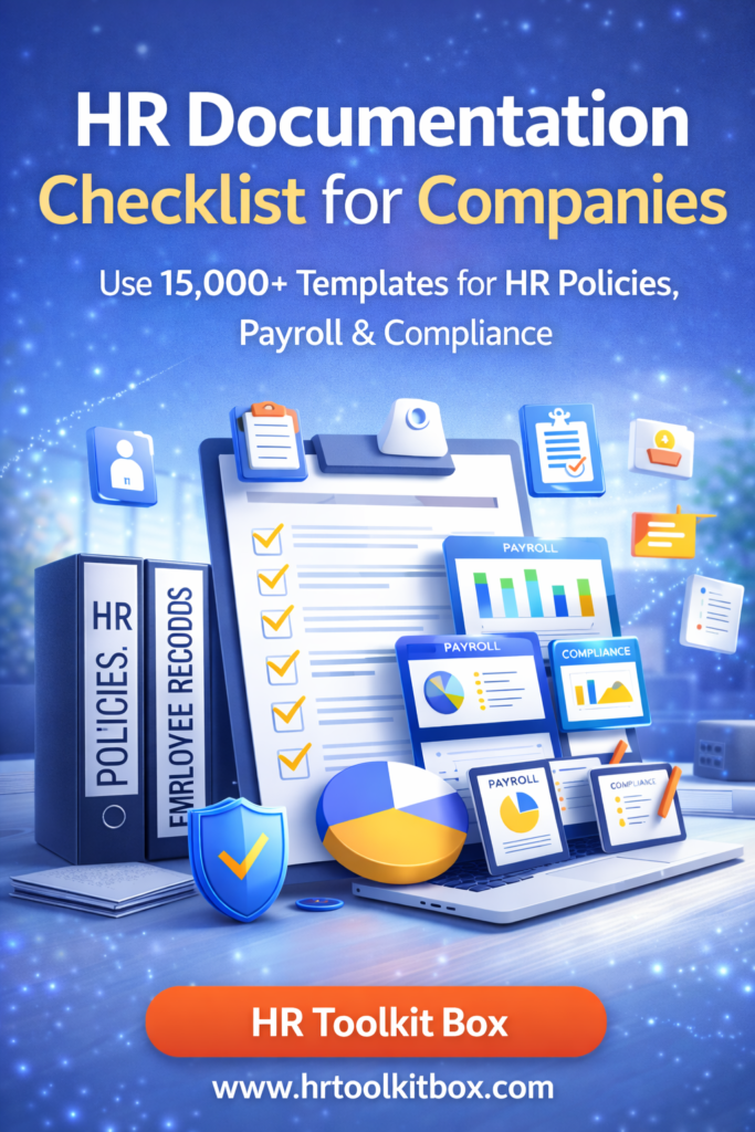HR Documentation Checklist for Companies